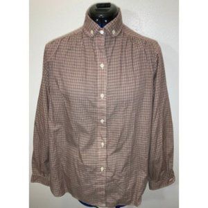 Evan-Picone - Plaid Button-down shirt - Size 10